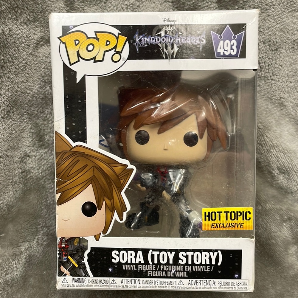 Funko POP Sora Toy Story Kingdom Hearts Hot Topic Exclusive Vinyl Figure #493